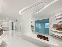風化巖石室內空間展覽展示效果-1537-09
